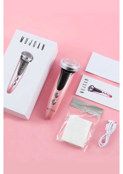 Ufo Akıllı Cilt Gençleştirme Maske Cihazı Sonic Iyon LED Işıklı Dermatometer Mujgan fırsatları