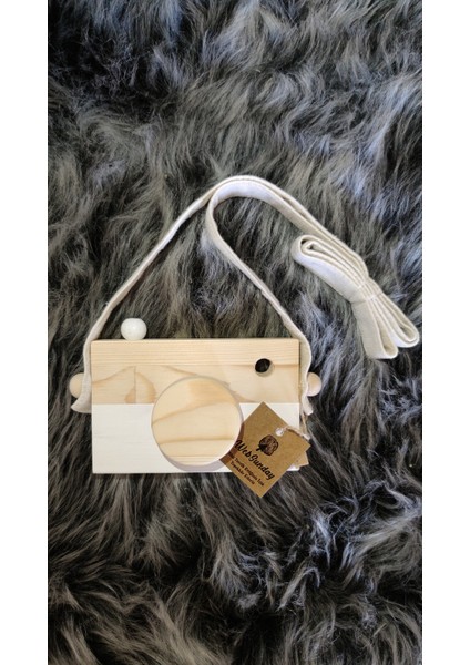 Ahşap Fotoğraf Makinesi - Beyaz fiyatları