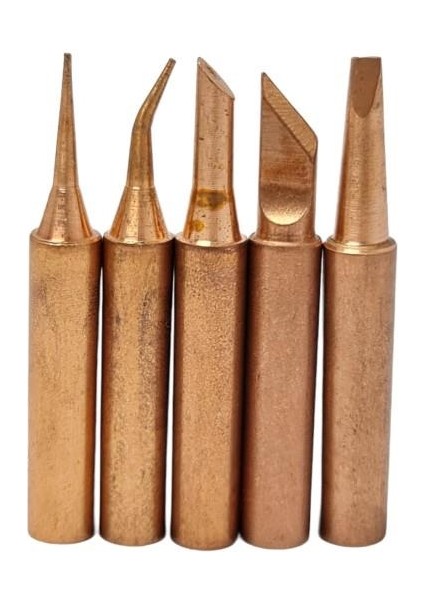 909D Uyumlu Bakır Havya Uç Set 5ADET