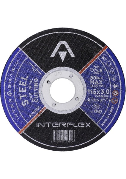 Interflex Metal Kesici Taş Disk 115x3.0x22.23 Mm