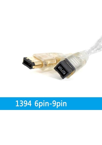 Firewire 800 Kablo 9pin - 6pin 1.5 Metre Ses Kartları Için