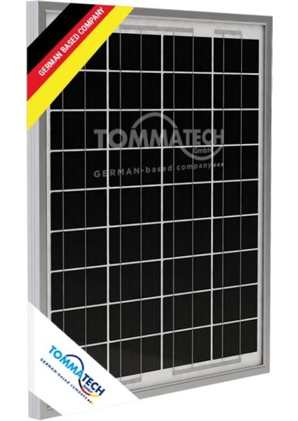 Tommatech 25 Watt 36 Percmono Güneş Paneli