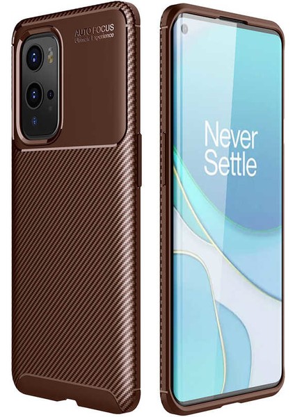 One Plus 9 Pro Kılıf Zore Negro Karbon Tasarım Silikon Kılıf