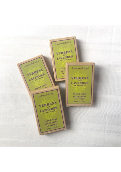 Crabtree Evelyn Verbana Lavender Yüz Sabunu 4 x 25 gr