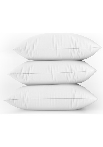 3'lü Kaz Tüyü Uyku Yastığı 50 x 70 Cm. 850 Gr.