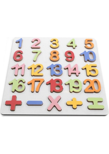 Hambag Ahşap Dört Işlem Öğretici Puzzle - Sayılar