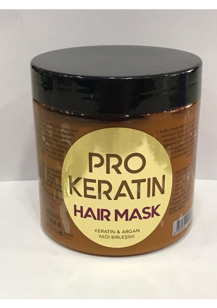 Pro Keratin Saç Maskesi ( Keratin & Argan Yağı Birleşimi) 600 ml