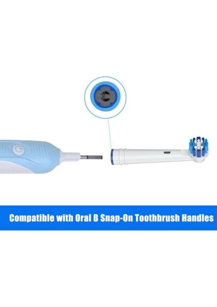 Oral - B Şarjlı Ve Pilli Diş Fırçaları İle Uyumlu 4 Adet Yedek Başlık - Eb 18a Eb 18a