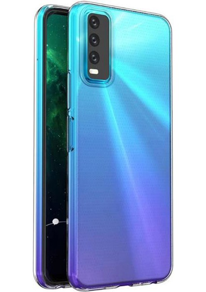 Vivo Y11S Ince 0.2 mm Soft Silikon Kılıf - Şeffaf