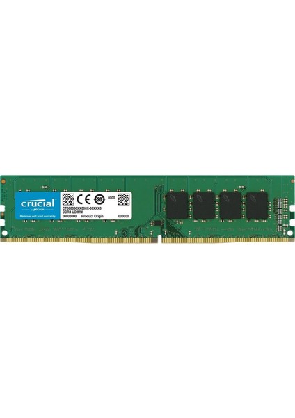 CT8G4DFRA32A 8gb Ddr4 3200MHZ Udımm CL22 Pc (288) Ram Bellek