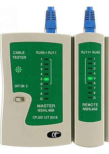 RJ45 RJ11 Adsl Ethernet Internet Kablo Test Cihazı Cat5/6 Network Tester