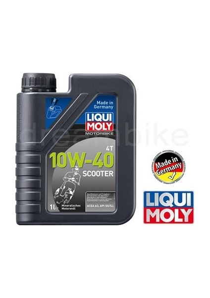 Liqui Moly 10W-40 Scooter Motor Yağı 1 Lt. Made In Germany 1618