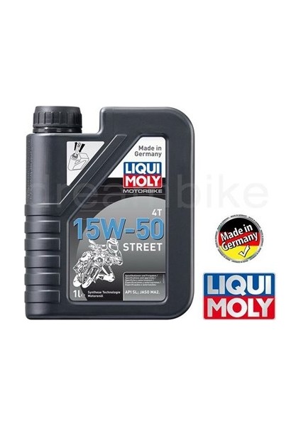 15W-50 Street Motor Yağı 1 Lt. Made In Germany 2555