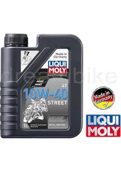 10W-40 Street Motor Yağı 1 Lt. Made In Germany 1521