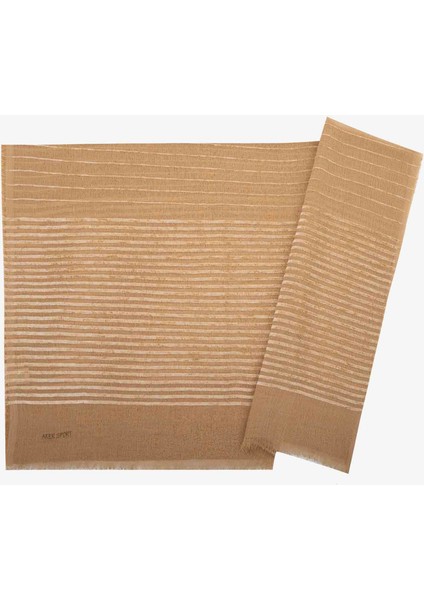 1042BRL Kadife Şeritli Şal