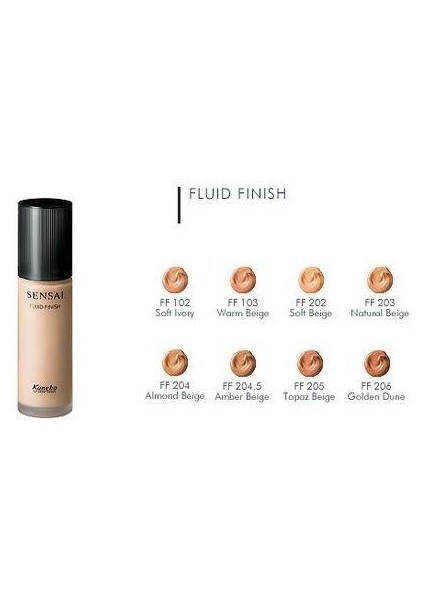 Fluid Finish Fondöten FF206 Golden Dune 30 ml