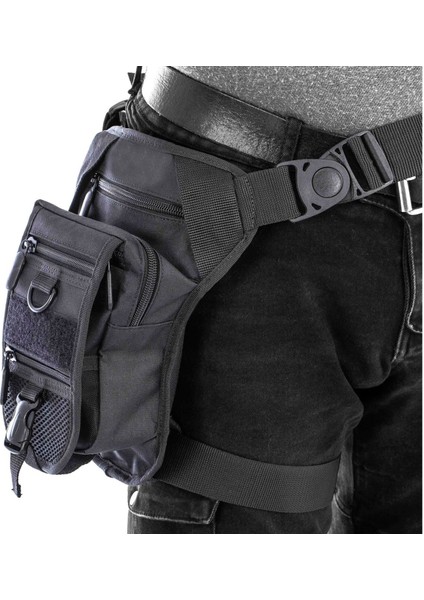 Siyah Özel Bölmeli Tabanca Taşıma Bel ve Bacak Çantası fırsatları