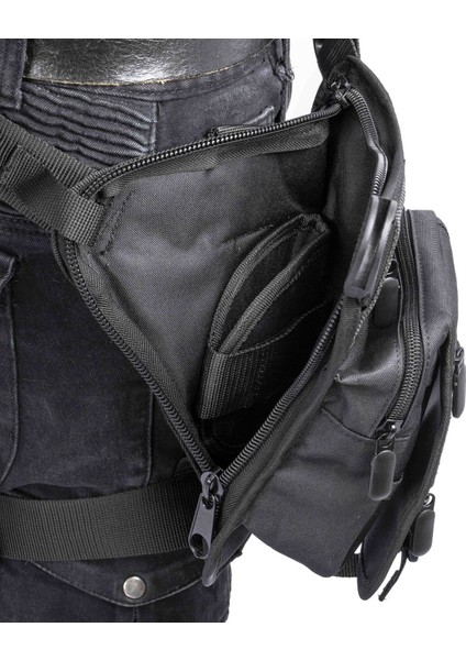 Siyah Özel Bölmeli Tabanca Taşıma Bel ve Bacak Çantası indirimleri