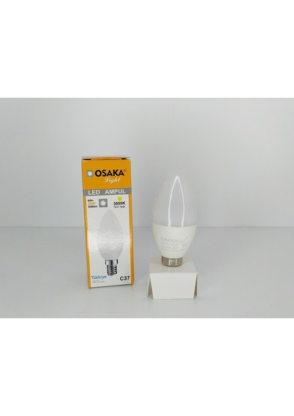 Osaka Light Osaka Lıght E14 6W 3000K 540LM LED Mum Ampul 1 - 10 W