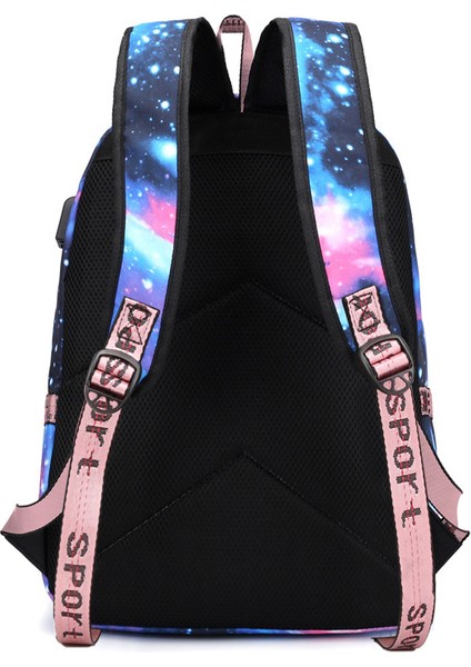 Unisex USB Şarjlı Kamp Dağcılık Sırt Çantası-Mor (Yurt Dışından) modelleri