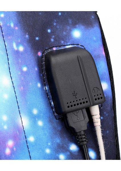 Unisex USB Şarjlı Kamp Dağcılık Sırt Çantası-Mor (Yurt Dışından) fırsatları