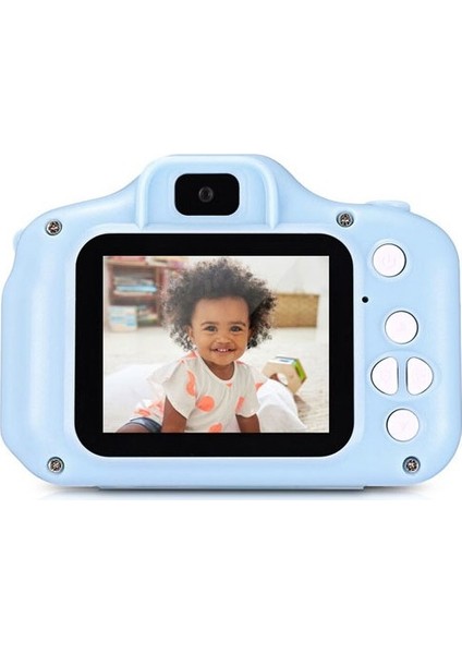 Blue İnter  Mini 1080P Hd Kamera Çocuklar Için Dijital Fotoğraf Makinesi- 2021 Son Versiyon