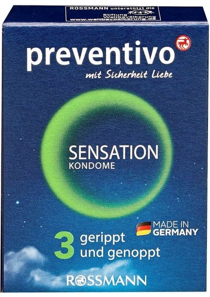 Prezervatif Sensation Seyahat Boy