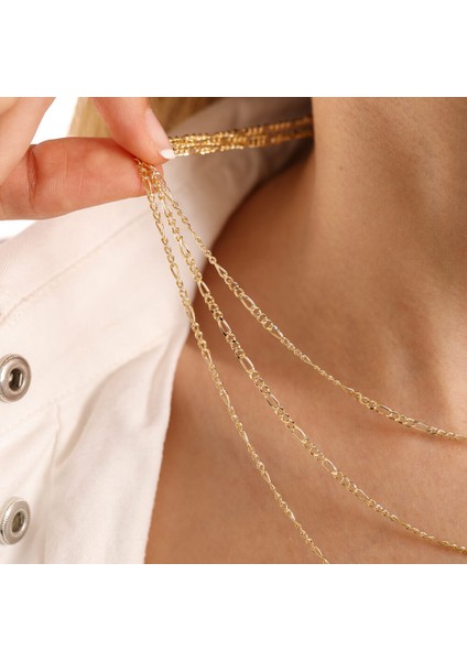 14 Ayar Altın 55 cm Figaro Zincir 2.0 mm fırsatları