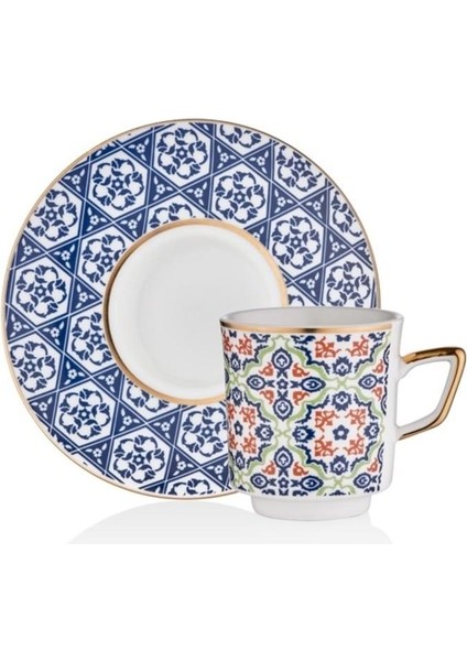 M00705 Mahza 6 Lı Kahve Fincan Takımı