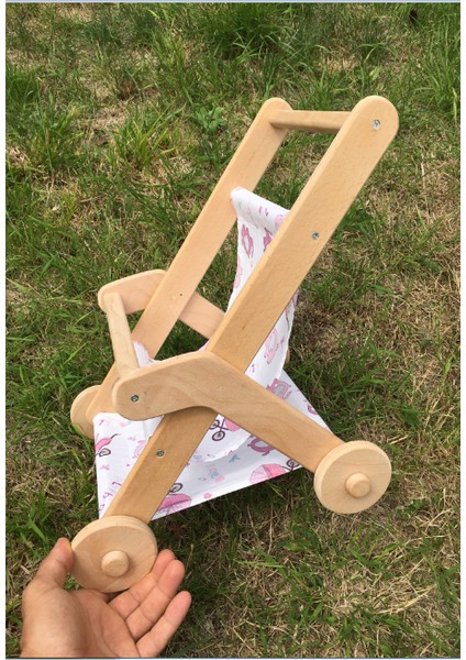 Ahşap Oyuncak Bebek Arabası modelleri