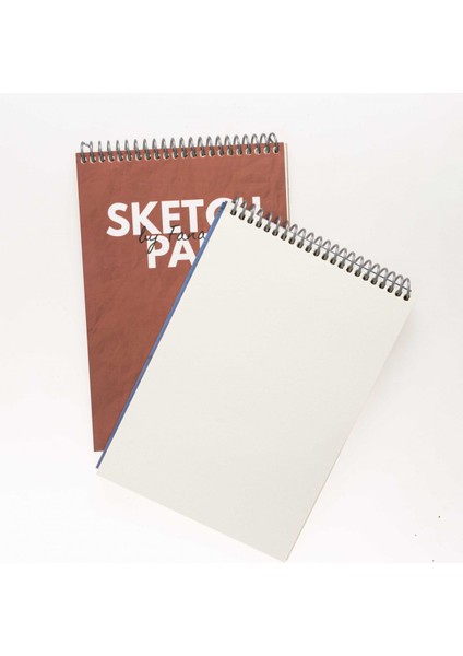 Academy Üstten Spiralli A5 Sketch Pad 80 gr 50 Yaprak Akdeniz