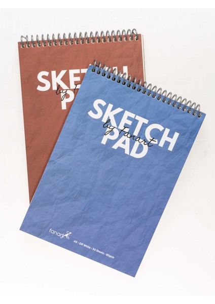 Academy Üstten Spiralli A5 Sketch Pad 80 gr 50 Yaprak Akdeniz