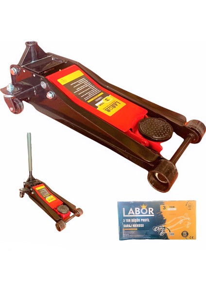 Emsa 3 Ton Çift Pistonlu Düşük Profil Timsah Kriko fiyatları