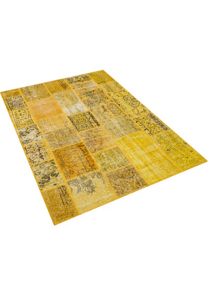 Patchwork El Dokuma Eskitme Halı 120 x 180 cm 5640