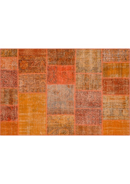 Patchwork El Dokuma Eskitme Halı 120 x 180 cm 5647