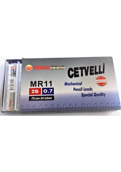 Uç Cetvelli 75 mm 24'lü Paket