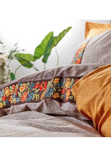 Folk Art Çift Kişilik Nevresim Takımı Vizon fiyatları
