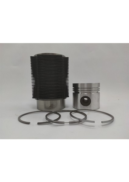 Kit ( Piston + Segman Seti + Motor Gömleği - Hava Soğutmalı - Çap : 98.425 mm ) : Lister/Petter/Tr - 1 - 2 - 3