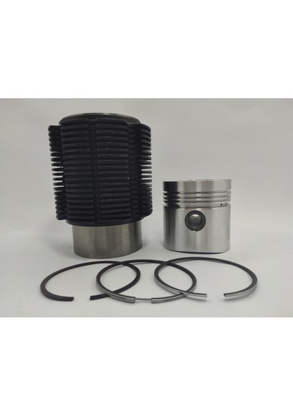 Kit ( Piston + Segman Seti + Motor Gömleği - Çap : 105 mm ) : Ruggerini/Crd 105/Rp 380