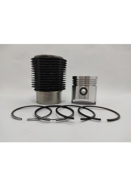 Kit ( Piston + Segman Seti + Motor Gömleği - Çap : 92.00mm ) : Ruggerini/Rd 920/92 - 2/Rd 240/Rd 248/Rf 130