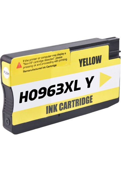 Hp 963XL 3JA29AE Uyumlu Sarı Kartuş - Hp 9010 9012 9013 9016 9020