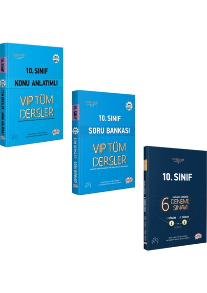 Editör Yayınları 10. Sınıf Vip Tüm Dersler Tam Set