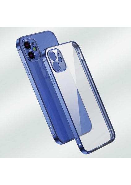 Apple iPhone 12 Kılıf Uyumlu Matte Electroplated Tpu Kılıf