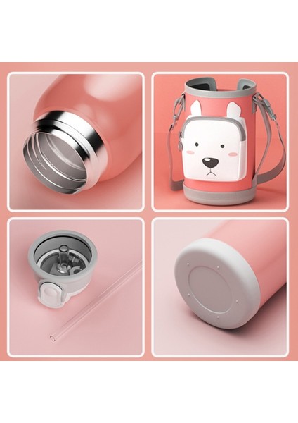 Hayvan Desenli Paslanmaz Çelik Çocuk Termosu 550ML (Yurt Dışından) fırsatları