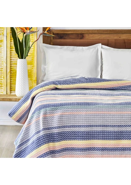 Karaca Home Twila Indigo Multi Çift Kişilik Battaniye