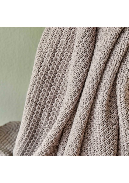 Back To Basic Vizon Çift Kişilik Örgü Battaniye fiyatları