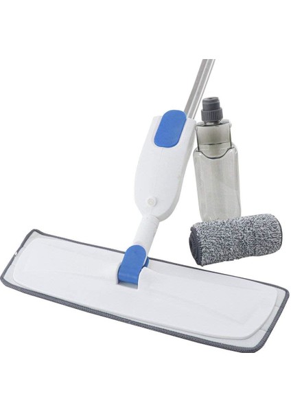 Water Sprey Mop Deterjan Hazneli Temizlik Seti + 2 Microfiber Bez