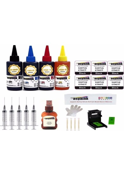 MG3150 MG3250 MG3255 MG3550 MG3650 Kartuş Dolum Seti PG540/CL541