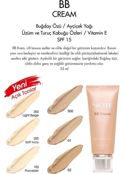 Bb Krem 300 Light Beige SPF15 35 ml