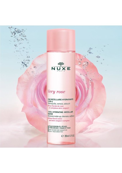 Very Rose 3 In 1 Hydrating Micellar Water 200 ml fırsatları
